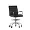 Flash Furniture Black LeatherSoft Drafting Chair with Skate Wheels GO-2286B-BK-RLB-GG - alternate 6